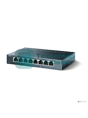 Коммутатор TP-Link SMB TL-SG108 8-port Desktop Gigabit Switch, 8 10/100/1000M RJ45 ports,metal case