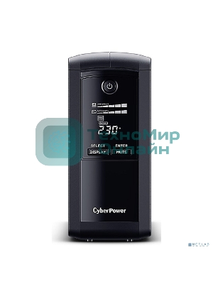 Источник бесперебойного питания UPS CyberPower VP700EILCD Line-Interactive 700VA/390W USB/RS-232/RJ11/45 (6 IEC С13)