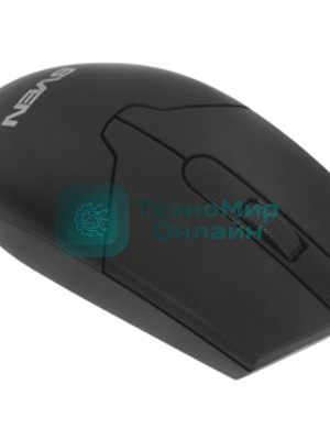 Мышь проводная SVEN RX-30 черный, 1000 dpi, USB, кнопки - 3