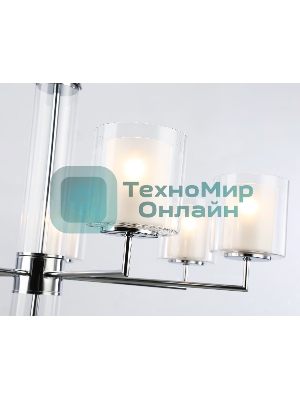Люстра Ambrella light LH56003/7 СH/FR хром/белый матовый E14*7 max 40W D790*1260