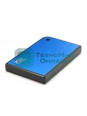 Внешний корпус для HDD/SSD AgeStar 3UB2A14 SATA II пластик/алюминий синий 2.5