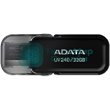Флешка USB ADATA UV240 (AUV240-32G-RBK), 32Gb, USB 2.0, R/W 15/5, черный
