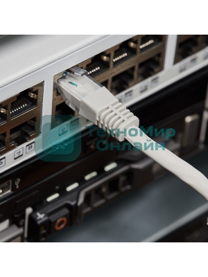 Пaтч-корд U/UTP Rexant, cat.5e, RJ45-RJ45, неэкранированный, LSZH серый, 2м