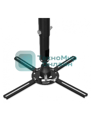 Кронштейн для проектора Buro PR06-B черный макс.20кг потолочный поворот и наклон