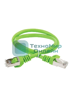 Коммутационный шнур ITK (патч-корд), cat.5e FTP, 3м, зеленый