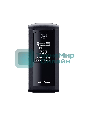 Источник бесперебойного питания UPS CyberPower VP700EILCD Line-Interactive 700VA/390W USB/RS-232/RJ11/45 (6 IEC С13)