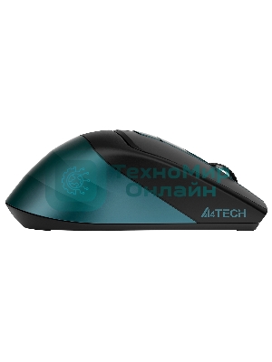Мышь беспроводная A4Tech Fstyler FB35C зеленый/черный, 2000 dpi, радиоканал, Bluetooth, USB, кнопки - 6