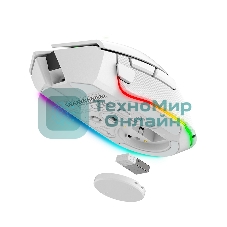 Мышь беспроводная/проводная Razer Basilisk V3 Pro белый, 30000 dpi, радиоканал, Bluetooth, USB, кнопки - 11
