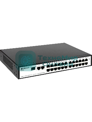 Коммутатор настраиваемый L2-ORIGO OS1326/A1A 24x100Base-TX, 1x1000Base-T, 1xCombo 1000Base-T/SFP