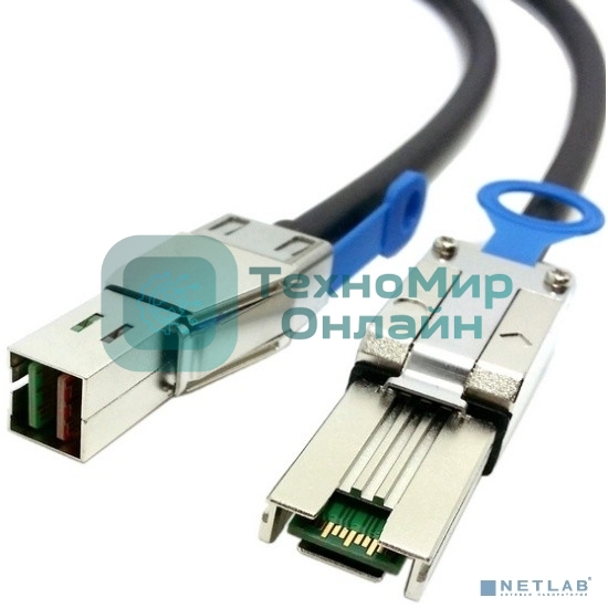 Кабель интерфейсный Dell SAS HD-mini - HD-Mini, 12Gbps, 2m, Cus Kit