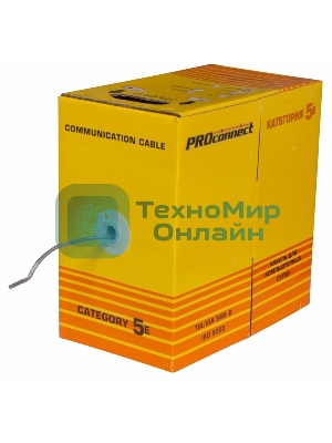 Кабель PROconnect Кабель FTP cat.5e 4 пары (305м) 0.51 мм CCA