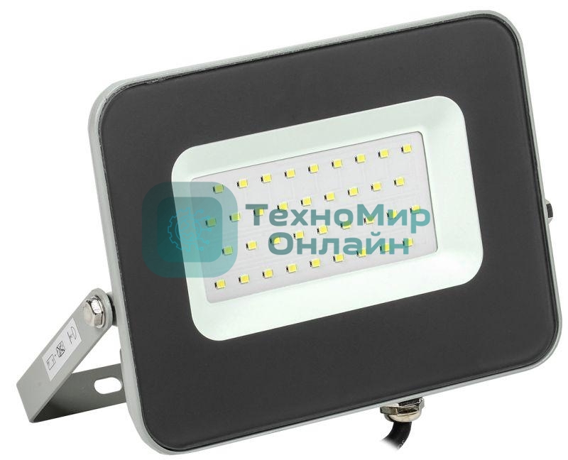 Прожектор IEK LPDO701-30-K03 СДО 07-30 светодиодный серый IP65 IEK