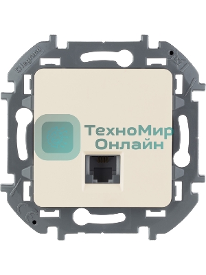 Телефонная розетка Inspiria RJ11 слоновая кость