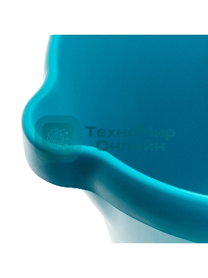 Ведро Palisad Home пластмассовое круглое 12 л, бирюзовое