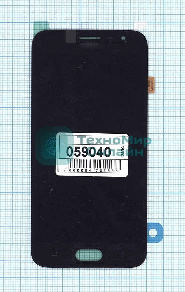 Дисплей для Samsung Galaxy J2 (2018) SM-J250F черный