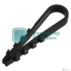 Дюбель-хомут нейлоновый PROconnect 11-18 мм, черный, упаковка 100 шт.