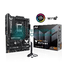 Материнская плата ASUS TUF GAMING B850-PLUS WIFI, Socket AM5, AMD B850, 4xDDR5, 4xSATA, 3xM.2, 1xPCIe 5.0 x16, 1xPCIe 4.0 x16, 2xPCIe 4.0 x1, 1xHDMI, 1xDP, 1x 2.5Gb LAN, Wi-Fi 7, 3xUSB-A 10Gbps, 4xUSB-A 5Gbps, 1xUSB-C 20Gbps, 2xUSB-A 2.0, 5x3.5 мм, 7.1, ATX