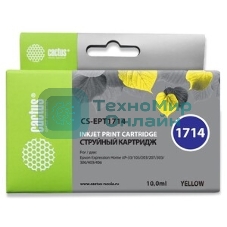 Картридж струйный Cactus CS-EPT2714 27XL желтый (17 мл) для Epson WorkForce WF-3620/3640/7110/7210