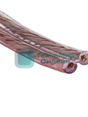 Акустический кабель Cablexpert CC-TC2x0,5-50M, прозрачный, 50 м, на катушке