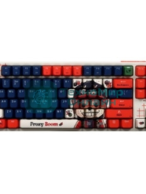 Клавиатура A4Tech Bloody AT87 проводная USB черный/красный