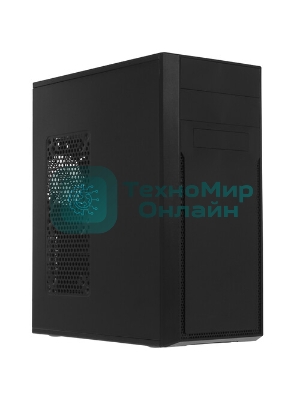 Компьютерный корпус c блоком питания 450 Ватт/Case Foxline FL-302-FZ450-U32 ATX case, black, w/PSU 450W 8см, w/2xUSB 2.0+2xUSB 3.0, w/pwr cord, w/o FAN