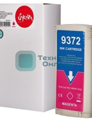 Картридж струйный Sakura C9372A (№72 Magenta) для HP, пурпурный, 130 мл.