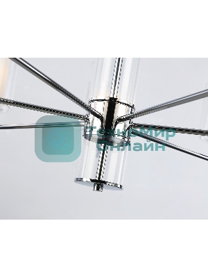 Люстра Ambrella light LH56003/7 СH/FR хром/белый матовый E14*7 max 40W D790*1260
