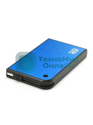Внешний корпус для HDD/SSD AgeStar 3UB2A14 SATA II пластик/алюминий синий 2.5
