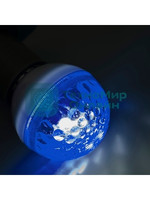 Лампа строб Neon-night e27 Ø50мм синяя