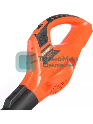 Воздуходув аккумуляторный PATRIOT CB215 21В UES, 2 режима, 150-208км/ч, 130м3/ч (без аккумулятора и зарядного устройства)