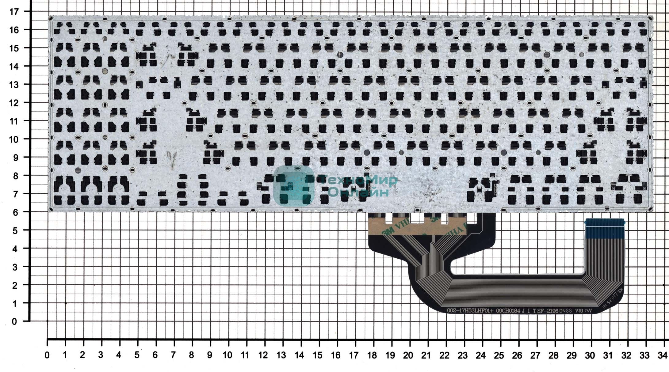 Клавиатура для ноутбука Asus X507 черная