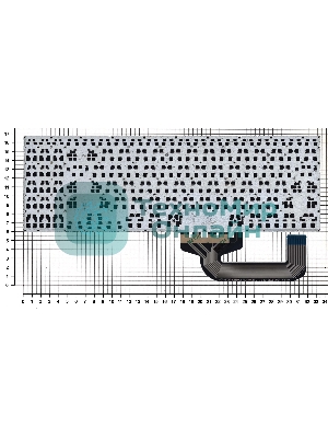 Клавиатура для ноутбука Asus X507 черная