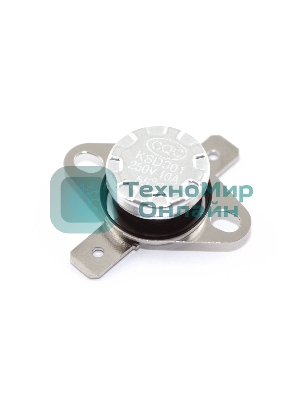 Термостат биметаллический KSD301 10А/55 С нормально разомкнутый