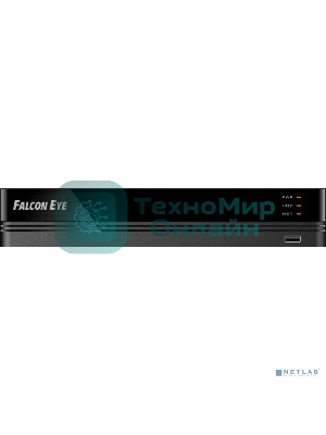 Видеорегистратор Falcon Eye FE-MHD2104 4 канальный 5 в 1 регистратор: запись 4кан 5Мп Lite*12k/с; 1080P*15k/с; 720P*25k/с; Н.264/H.265/H265+; HDMI, VGA, SATA*1 (до 10Tb HDD), 2 USB; Аудио 1/1; Смарт функции записи и в