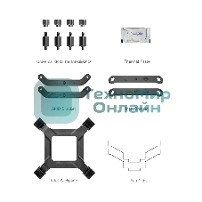 Кулер для процессора PCCooler RT500 Digital черный 120мм алюминий+медь 2200rpm 32db 4-pin 240W