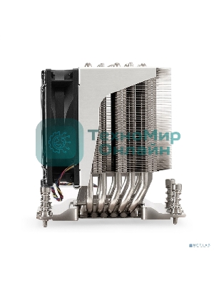 Кулер для процессора ExeGate ESNK-P0064AP4.PWM.4U.SP3.Cu серебристый, 92 мм, алюминий/медь, 3800 об/мин, 44 дБ, 4 pin, 280 Вт, 125.4 мм