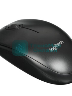 Мышь проводная Logitech M100/100R DARK/GREY (темно-серая/черная), 1000 dpi, USB, кнопки - 3