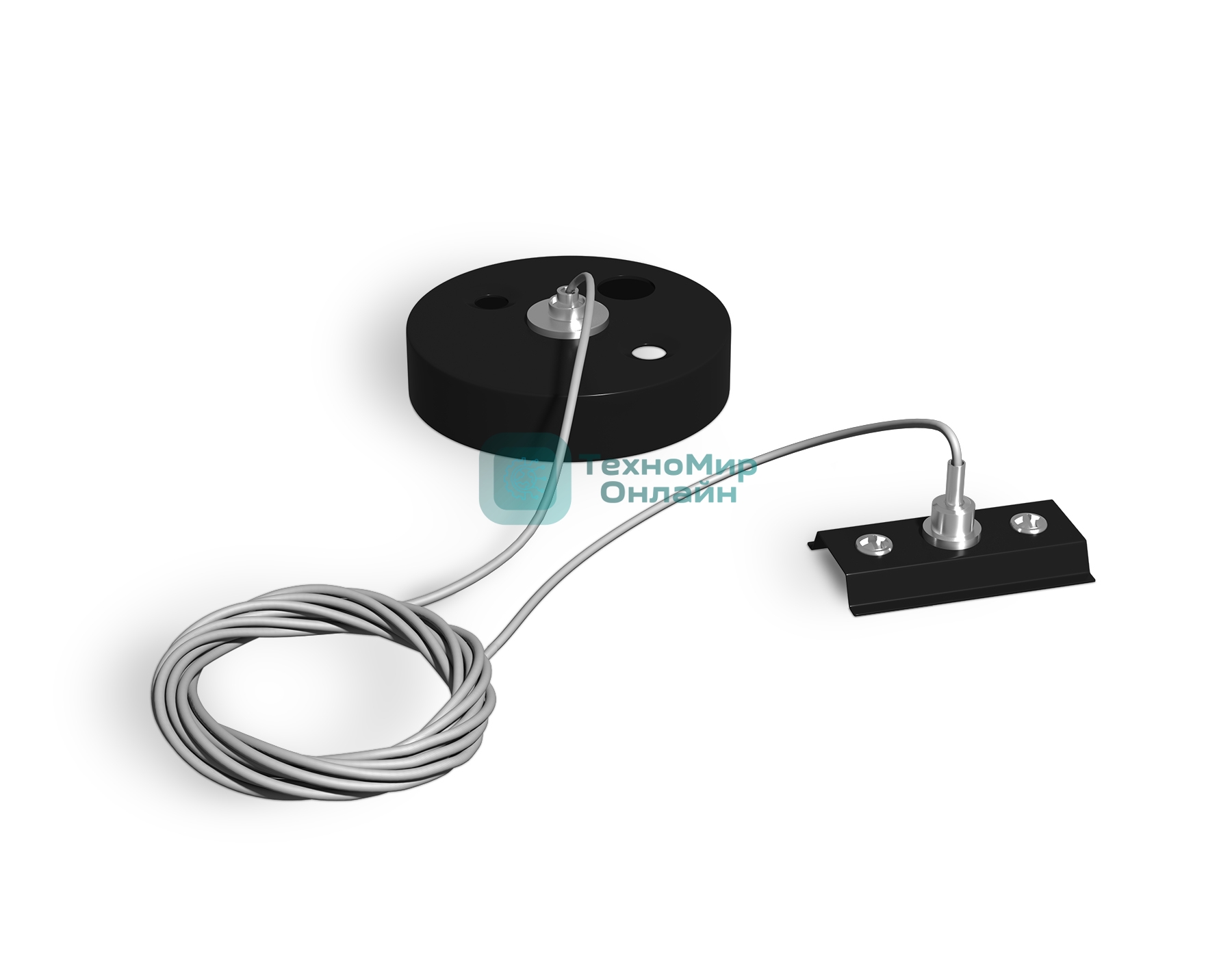 GL7192 BK черный матовый подвес тросовый для однофазного шинопровода Standard 220V NEW 1.5m