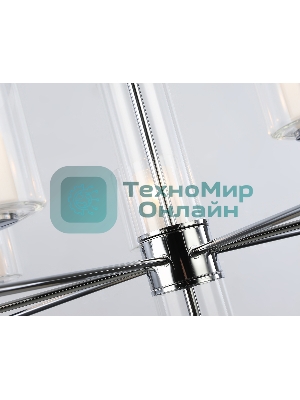 Люстра Ambrella light LH56003/7 СH/FR хром/белый матовый E14*7 max 40W D790*1260