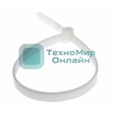 Хомут-стяжка кабельная нейлоновая Rexant 450 x7,6 мм, белая, упаковка 100 шт.