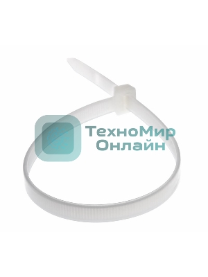 Хомут-стяжка кабельная нейлоновая Rexant 450 x7,6 мм, белая, упаковка 100 шт.