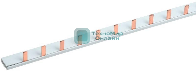 Шина IEK YNS21-1-063-22-12 соединительная типа PIN (12 штырей) 1Р 63А 22 см IEK