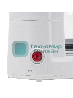 Кофеварка капельная Starwind STD0611 белый, исп. кофе - молотый, 0.6 л, 600 Вт.