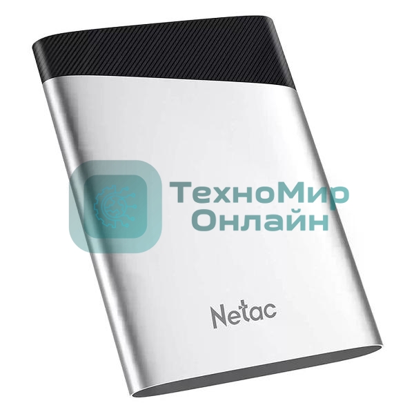 Внешний SSD Netac Z6S, 960 GB, USB 3.2 Gen 2 Type-C, R/W 520/480, серебристый