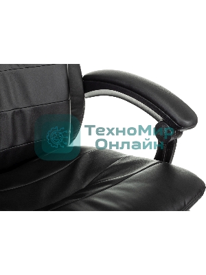 Кресло Бюрократ T-9950MSG-F/BLACK-PU черный, экокожа