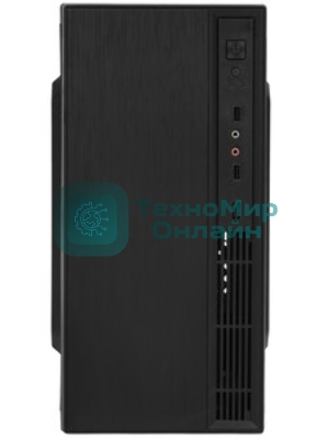 Компьютерный корпус Accord ENTRY ACC-241 черный без БП mATX 2xUSB 2.0 audio
