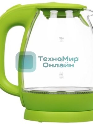 Чайник Homestar HS-1012 1.7 л, стекло, зеленый (003943)