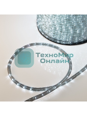 Дюралайт Neon-night LED, постоянное свечение (2W) - белый, 36 LED/м, бухта 100м