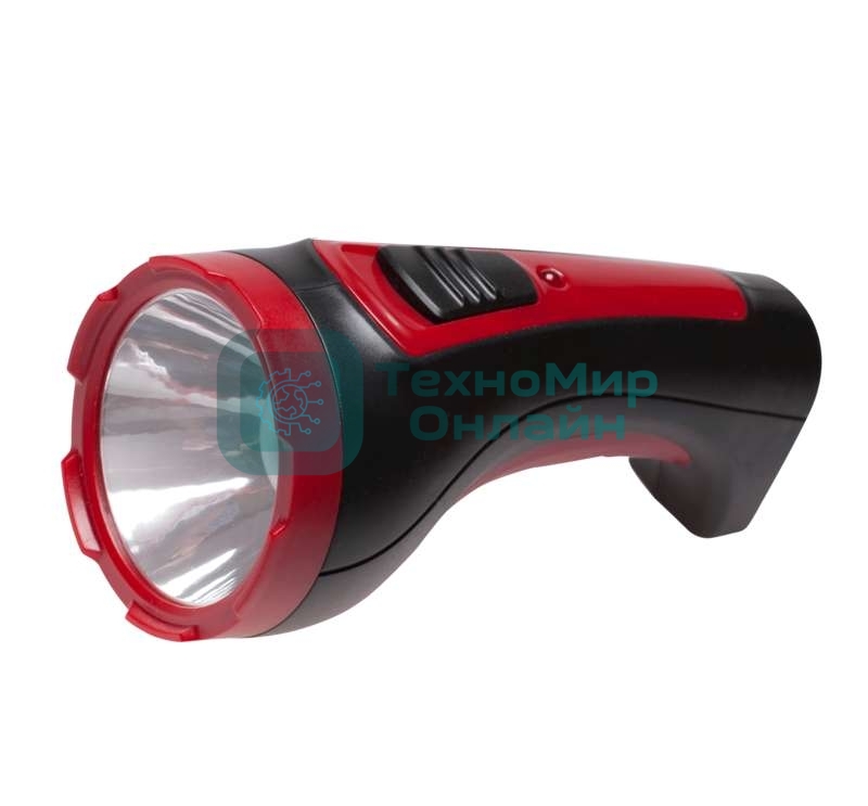 Фонарь светодиодный аккум. Космос LED 2 режима 1Вт 500мА.ч зарядка от сети 220В
