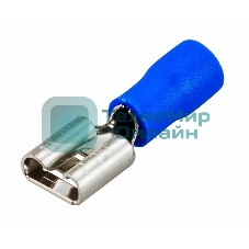 Клемма плоская Rexant изолированная гнездо 7.4 мм 1.5-2.5 мм² (РПи-м 2.5-(6.3)/РПИм 2-250)